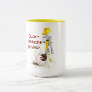 Caneca De Café Em Dois Tons Cefaleias de Cluster