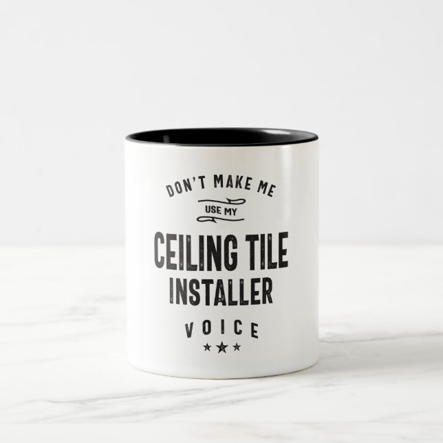 Caneca De Café Em Dois Tons Ceiling Tile Installer (Centro)