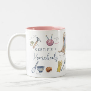 Caneca De Café Em Dois Tons Celebração de Mug com Distância Social de Algu