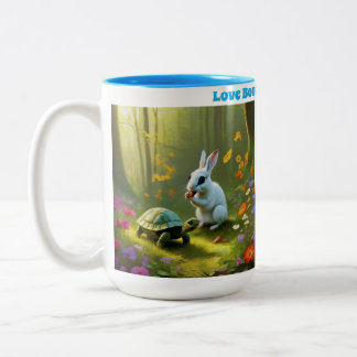 Caneca De Café Em Dois Tons Celebrar Amizade com Cada Sip