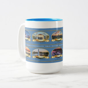 Caneca De Café Em Dois Tons Celebrar Detroit Mug