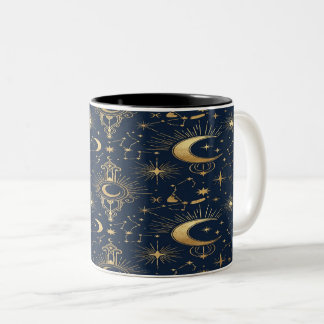 Caneca De Café Em Dois Tons Celestial Gold Mug