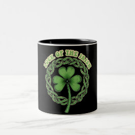 Caneca De Café Em Dois Tons Celtic Knot Shamrock