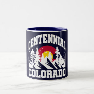 Caneca De Café Em Dois Tons Centenário,Colorado