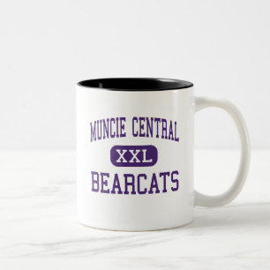 Caneca De Café Em Dois Tons Central de Muncie - Bearcats - alta - Muncie