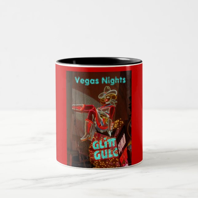 Caneca De Café Em Dois Tons Centro Las Vegas Noites (Centro)