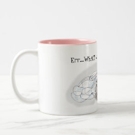 Caneca De Café Em Dois Tons Cérebro Menopause Mug