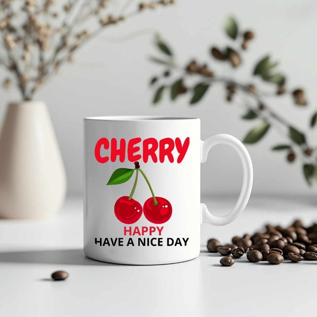 Caneca De Café Em Dois Tons CERVEJA Tenha Um Bom Dia (Criador carregado)