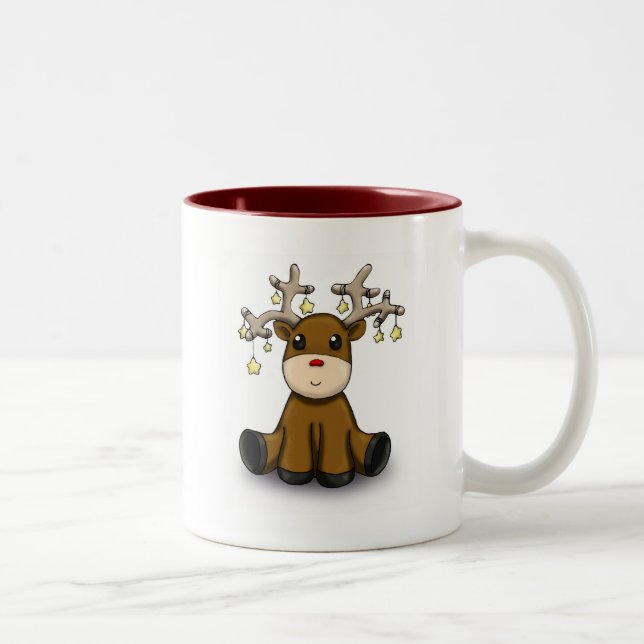 Caneca De Café Em Dois Tons Cervos (Direita)