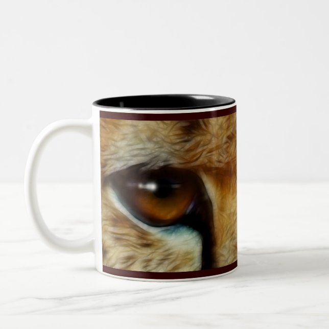 CANECA DE CAFÉ EM DOIS TONS CEUE OLHOS PINTURA (Esquerda)