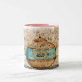 Caneca De Café Em Dois Tons Chá Para Dois