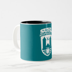 Caneca De Café Em Dois Tons Chafurdas desporto de ciclomotor Simson andorinha