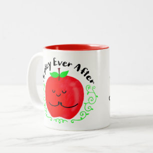 Caneca De Café Em Dois Tons Chalaça positiva de Apple - Appley sempre em