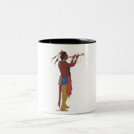 Caneca De Café Em Dois Tons Chamada de Amor