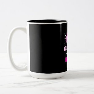 Caneca De Café Em Dois Tons Chamam-Me Tia
