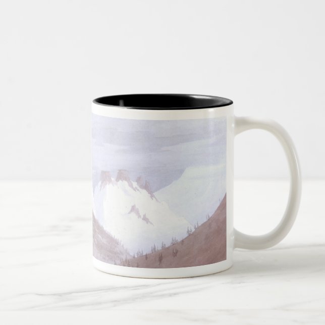 Caneca De Café Em Dois Tons Chamonix e Martigny (Direita)