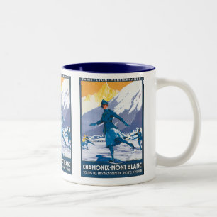 Caneca De Café Em Dois Tons Chamonix-Mont Blanc
