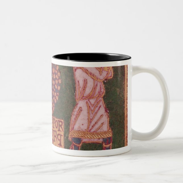 Caneca De Café Em Dois Tons Chapa de uma cruz (Direita)