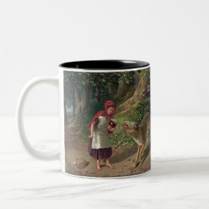 Caneca De Café Em Dois Tons Chapeuzinho Vermelho