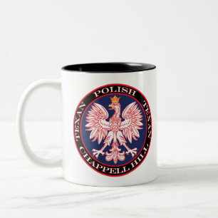 Caneca De Café Em Dois Tons Chappell Hill Round Polonês Texan