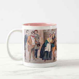 Caneca De Café Em Dois Tons Charles Dickens Souvenir Mug