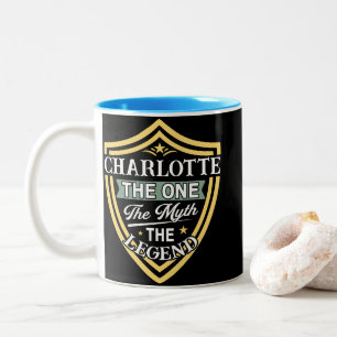 Caneca De Café Em Dois Tons Charlotte A Única A Mitologia A Lenda