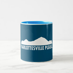 Caneca De Café Em Dois Tons Charlottesville Por Favor
