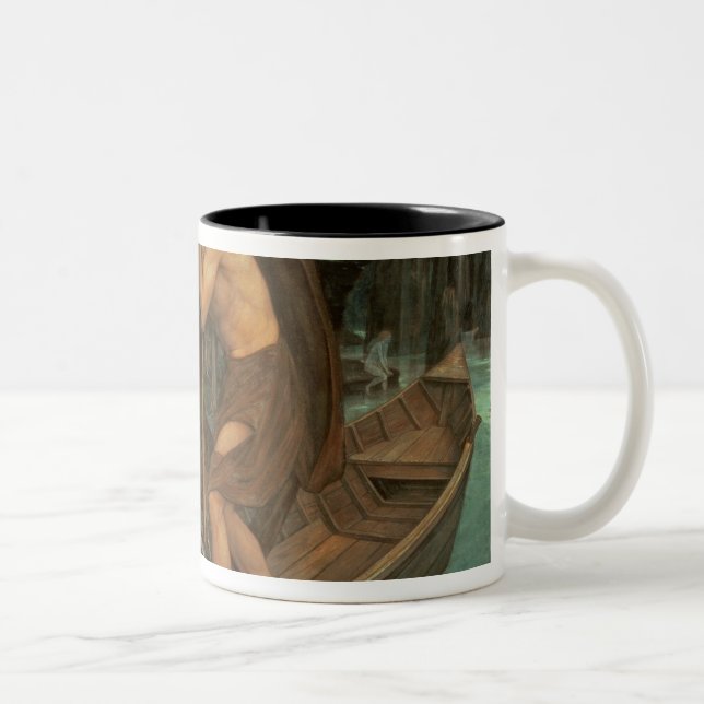Caneca De Café Em Dois Tons Charon e psique (Direita)