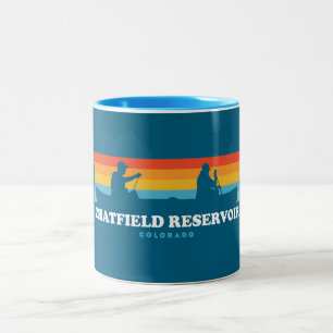 Caneca De Café Em Dois Tons Chatfield Reservoir Colorado