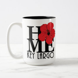 Caneca De Café Em Dois Tons Chave HOME Key Largo 15oz
