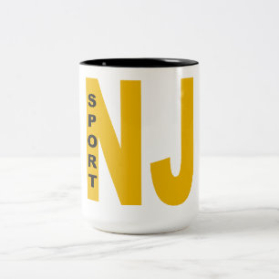 Caneca De Café Em Dois Tons Chávena 444ml branco/preto NEW - jersey DESPORTO