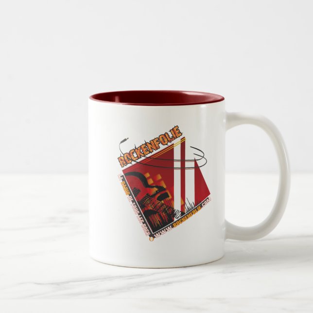 Caneca De Café Em Dois Tons Chávena à café Rockenfolie (Direita)