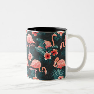 Caneca De Café Em Dois Tons Chávena à duas cores, 325 ml Flamingo recortar