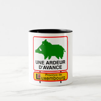 Caneca De Café Em Dois Tons Chávena - PROVÍNCIA de LUXEMBURGO