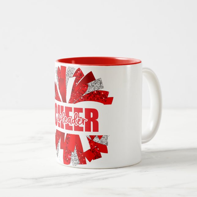 Caneca De Café Em Dois Tons Cheerleader (Frente Esquerda)