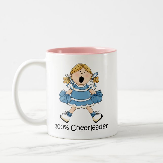 Caneca De Café Em Dois Tons cheerleader 100% - Louro (Esquerda)