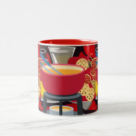 Caneca De Café Em Dois Tons Cheese Fondue