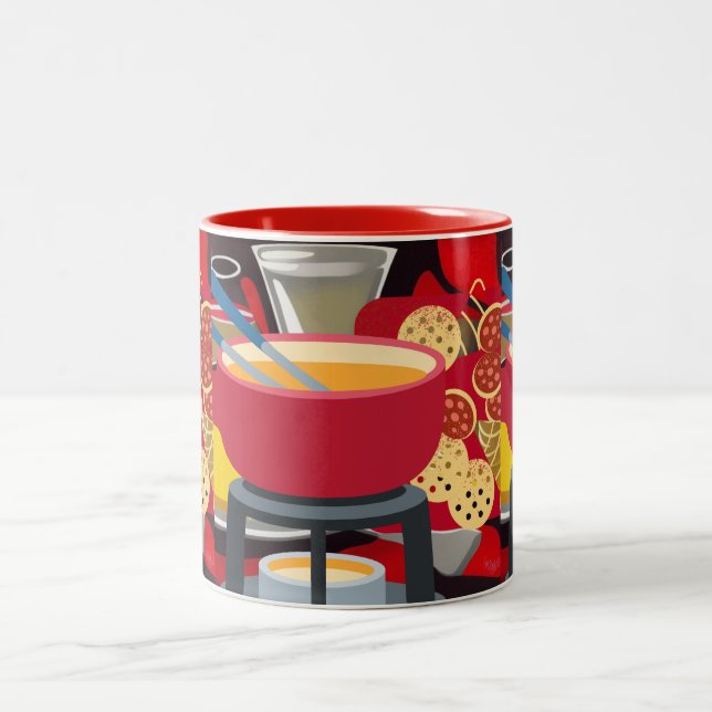 Caneca De Café Em Dois Tons Cheese Fondue (Centro)