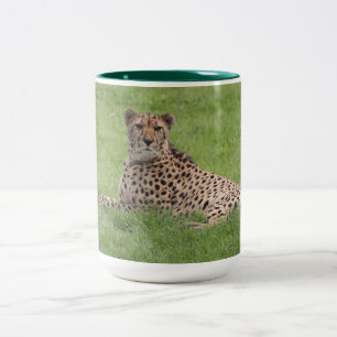 Caneca De Café Em Dois Tons Cheetah Mug