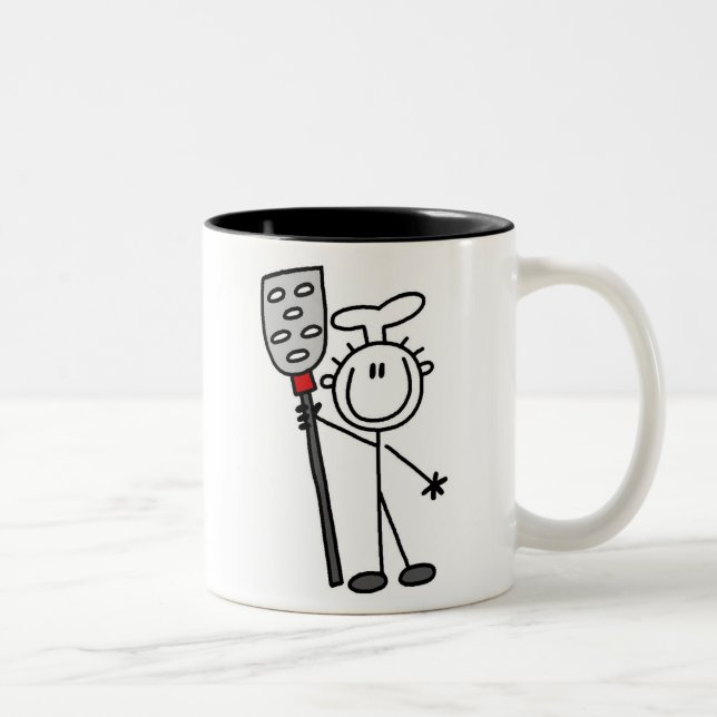 Caneca De Café Em Dois Tons Chef com Espátula (Direita)