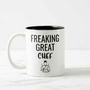 Caneca De Café Em Dois Tons Chef de Excelente