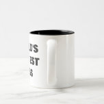 Caneca De Café Em Dois Tons Chefe do Okayest do mundo<br><div class="desc">Para o chefe que é perfeitamente médio.</div>