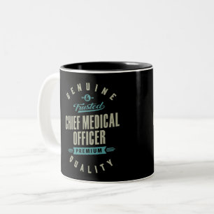 Caneca De Café Em Dois Tons Chefe do Serviço Médico