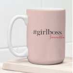 Caneca De Café Em Dois Tons Chefe e Nome da Menina Rosa Moderna | melhor prese<br><div class="desc">Apresentando a coleção de Chefes e Nomes de Menina Rosa Moderna no Zazzle! Esta tendência e coleção de na moda é perfeita para todas as mulheres fortes e independentes que estão a balançar as suas carreiras e a fazer de uma declaração. Quer você seja uma menina chefe ou esteja procurando...</div>