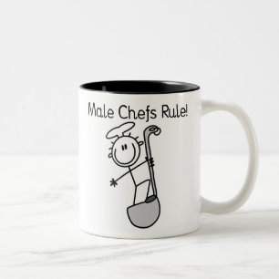 Caneca De Café Em Dois Tons Chefes Homens Mandam