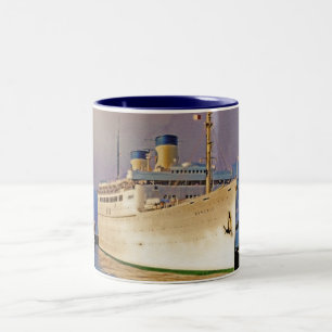 Caneca De Café Em Dois Tons Chegada do alvorecer