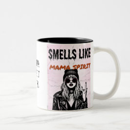 Caneca De Café Em Dois Tons Cheira A Espírito MaMa