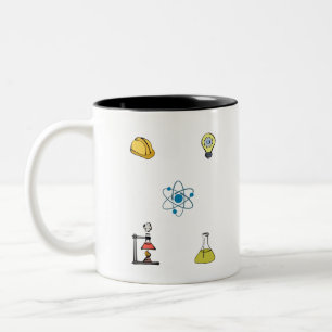 Caneca De Café Em Dois Tons Chemical Engineering Pack 01