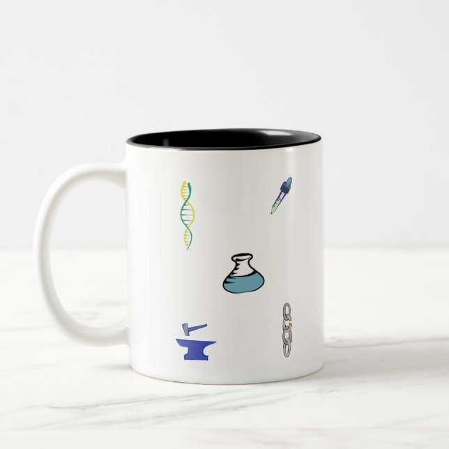 Caneca De Café Em Dois Tons Chemical Engineering Pack 05 (Esquerda)