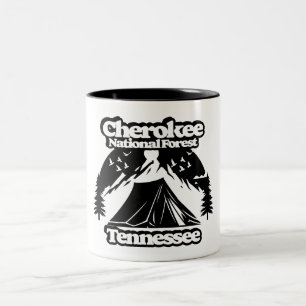 Caneca De Café Em Dois Tons Cherokee National Forest Tennessee